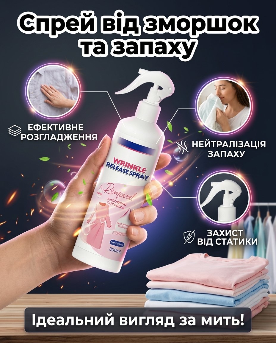 Спрей від зморшок Wrinkle Release Spray